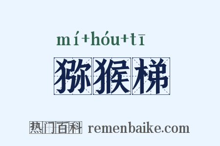 猕猴梯是什么意思的图片